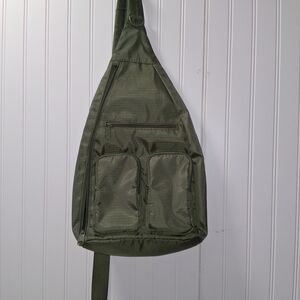 Olive Green Sling Bag